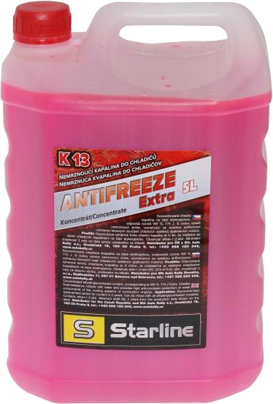 Охолоджувальна рідина STARLINE G13, концентрат, фіолетовий, 5 л (NA K13-5)